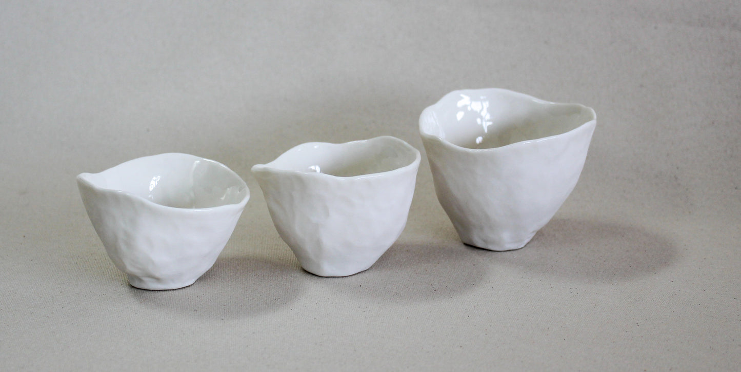 Tasse au pincé - Blanc brut