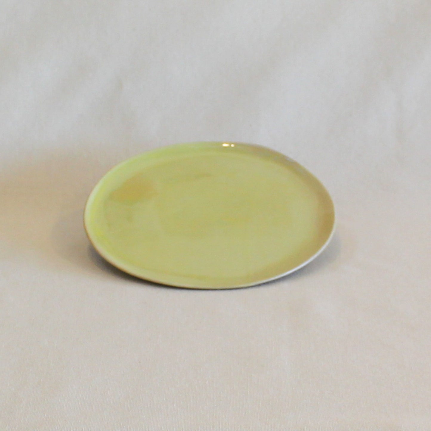 Petite assiette - Jaune pomme