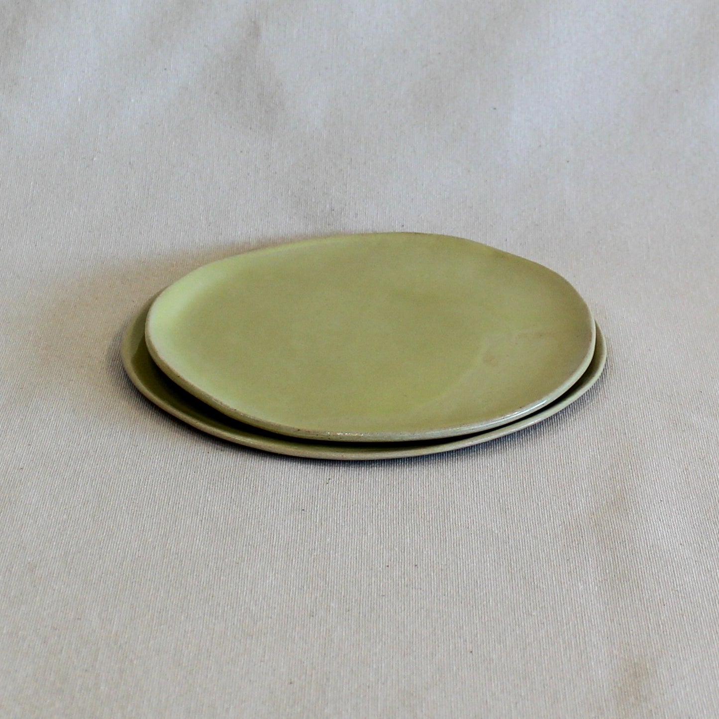 Petite assiette - Jaune pomme