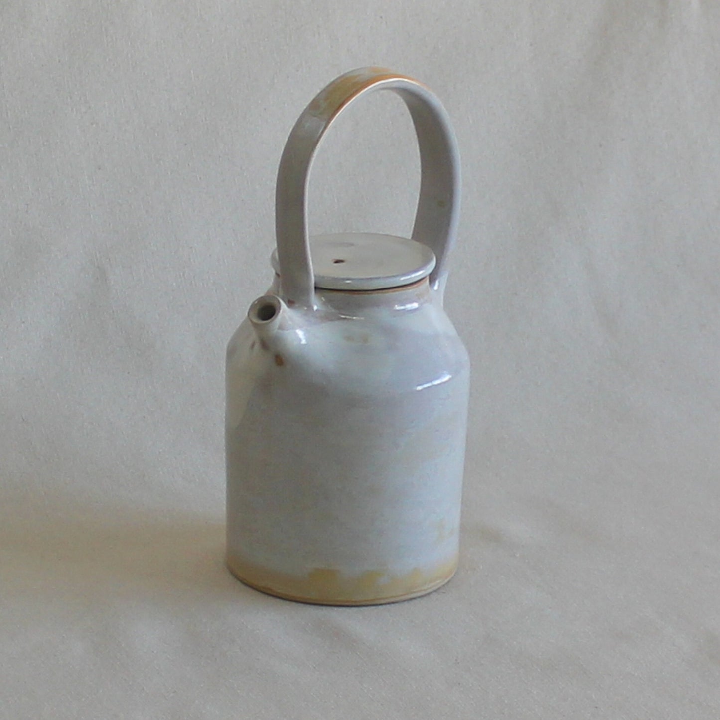 Théière - Blanc, Orangé, Bleu