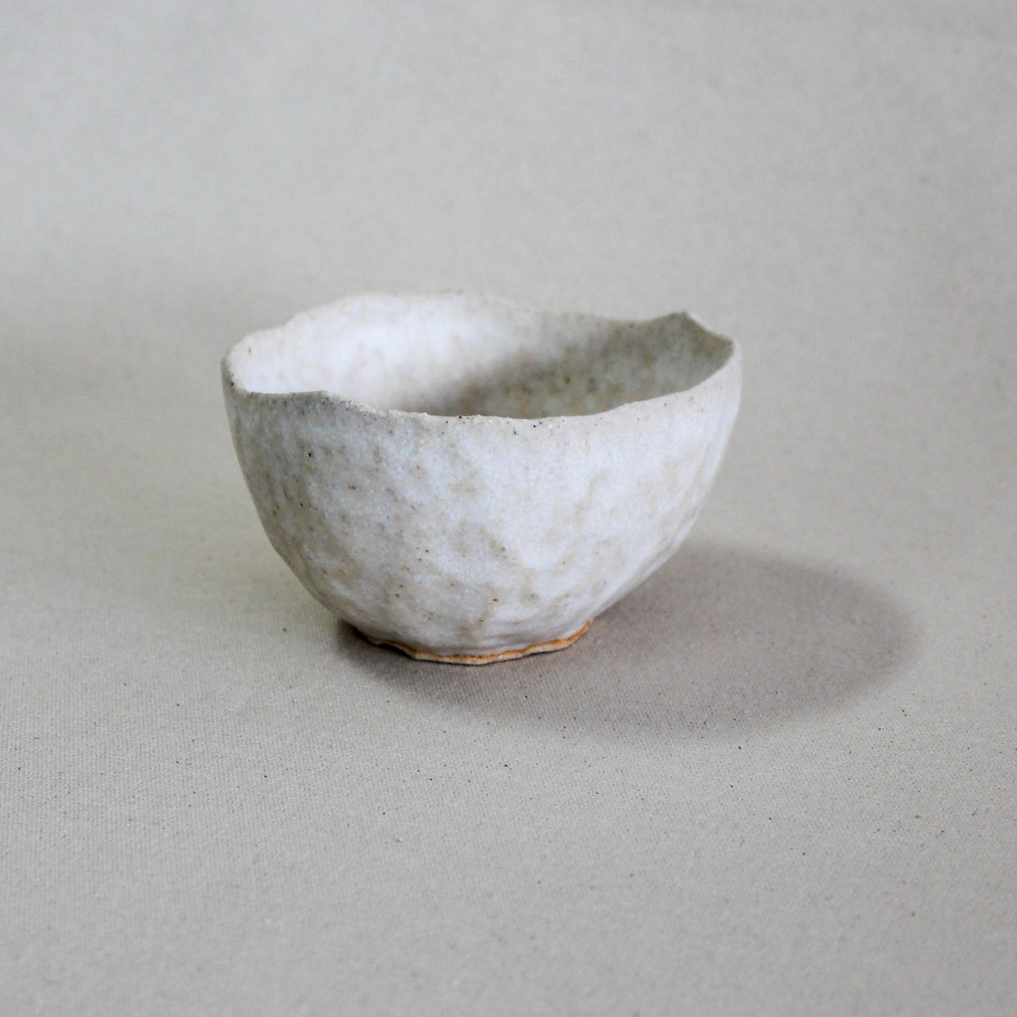 Bol au pincé - Blanc beige